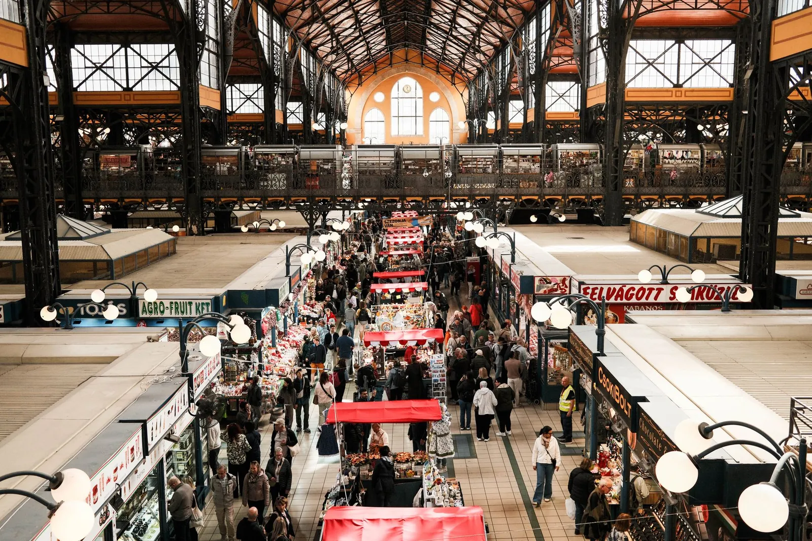 Budapest market interior